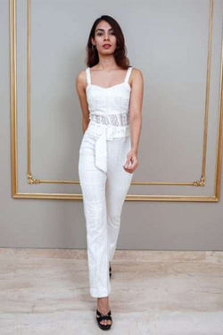 Pristine Lacy Corset Jumpsuit