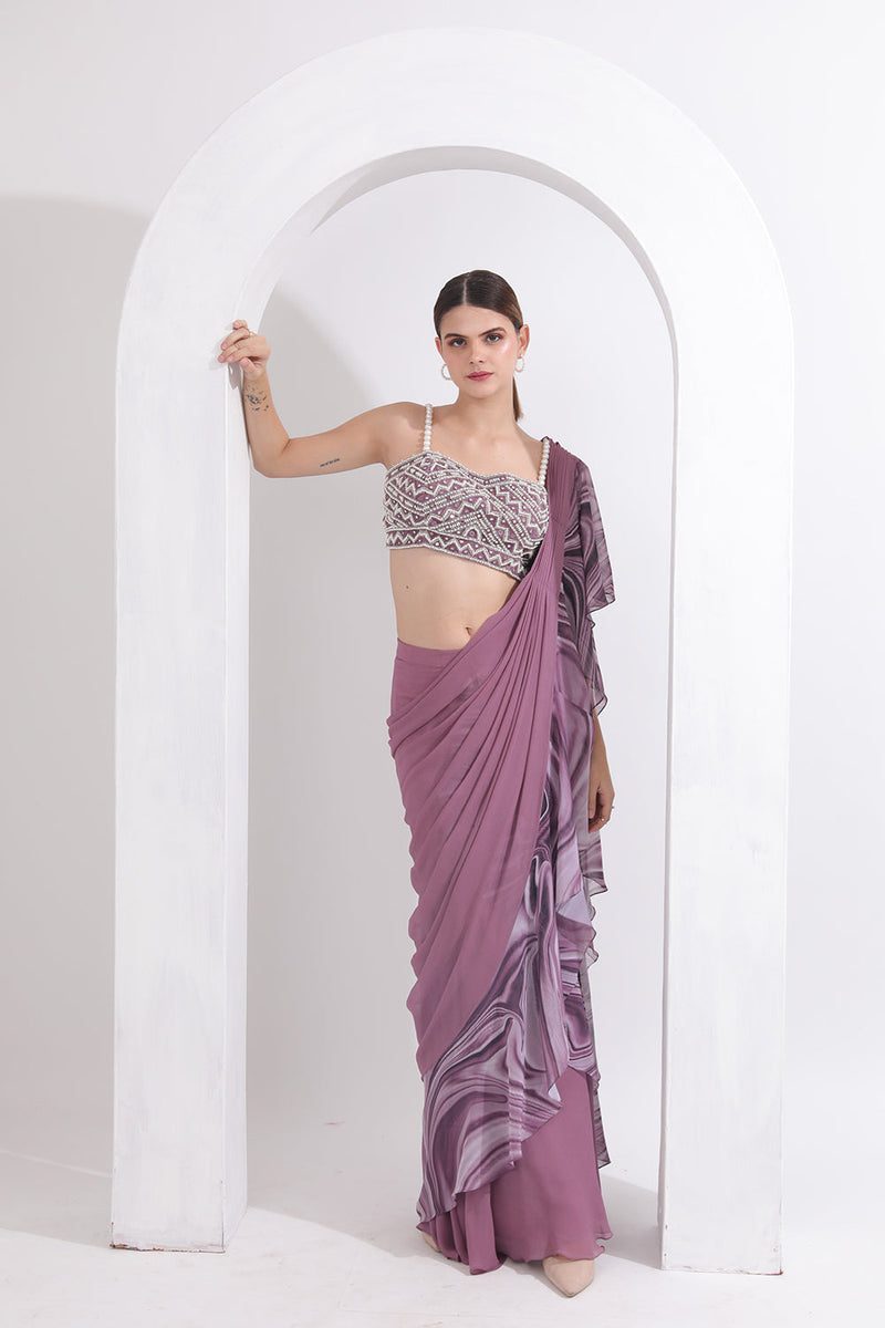 Draped Saree