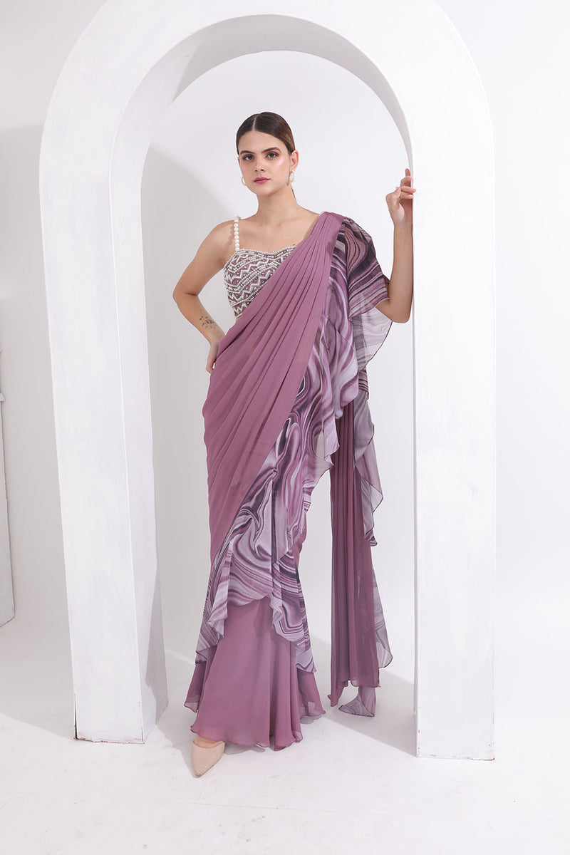 Draped Saree