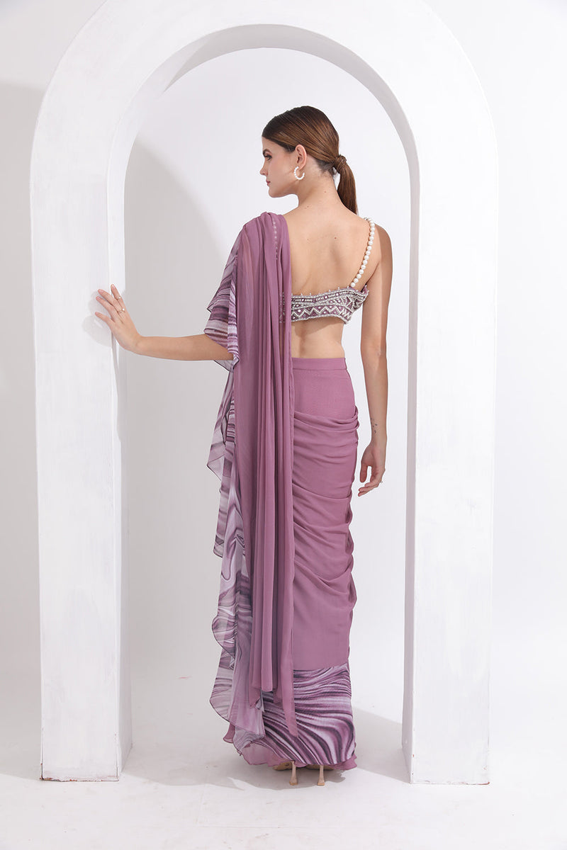 Draped Saree