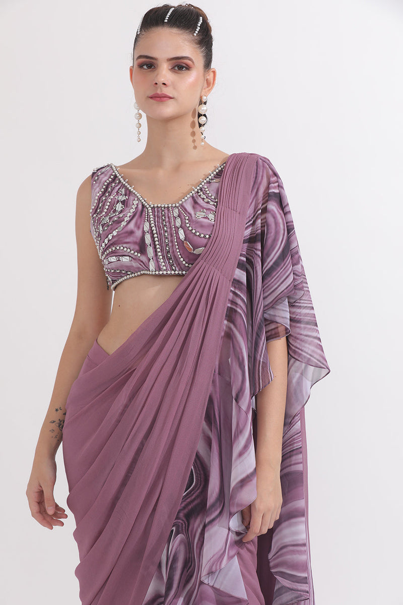 Draped Saree