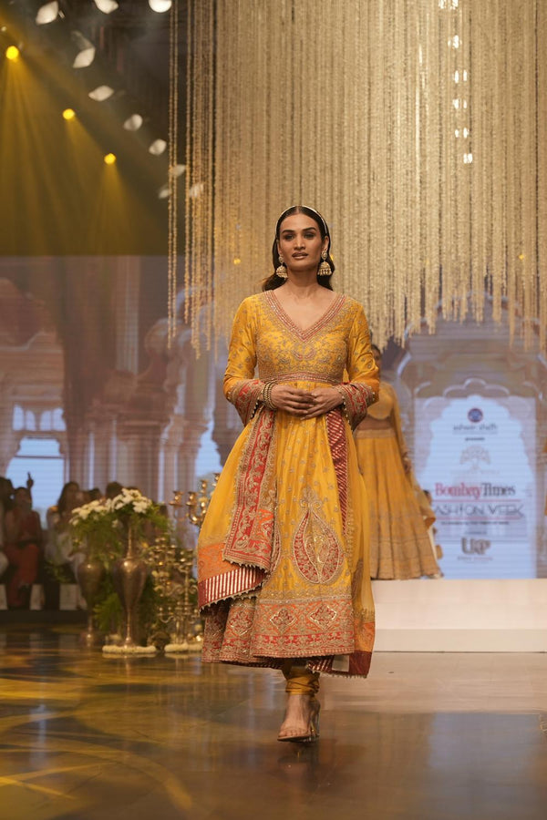 Anarkali With Chooridaar And Dupatta