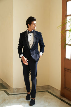 Cord Blue Tuxedo Sets