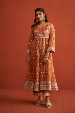 Genda Anarkali Kurta Set