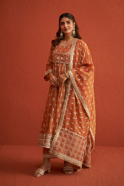 Genda Anarkali Kurta Set