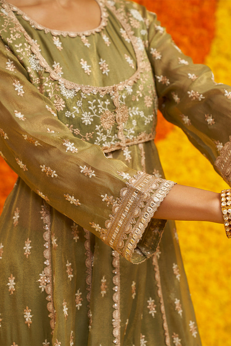 Genda Anarkali Kurta Set