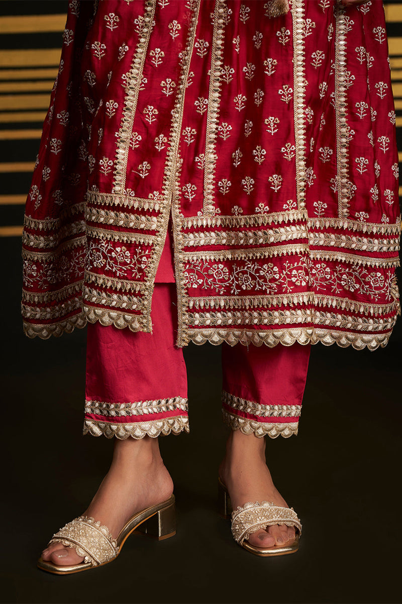 Patola Anarkali Kurta Set