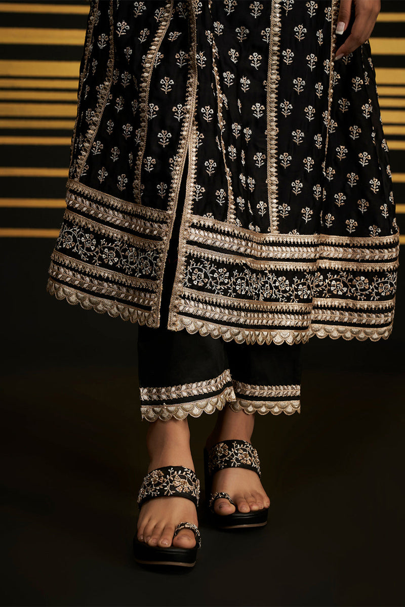 Patola Anarkali Kurta Set