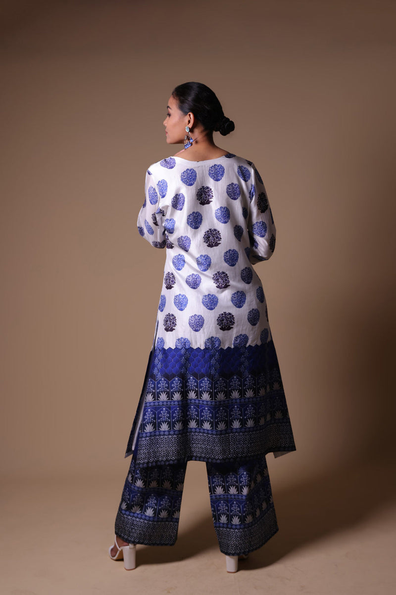 Stone Work Kurta With Palazzo