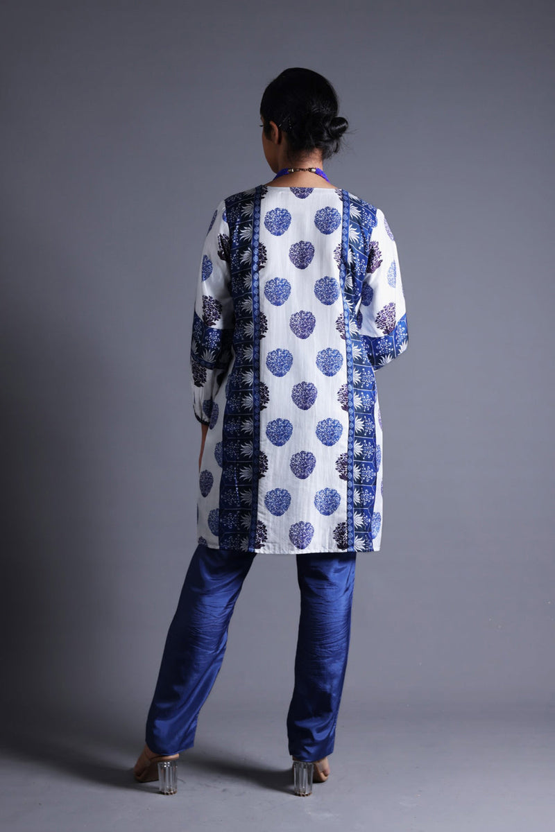 Pleated Kurti With Pant