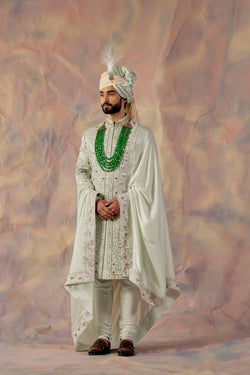 The Blue Momentum Sherwani Set