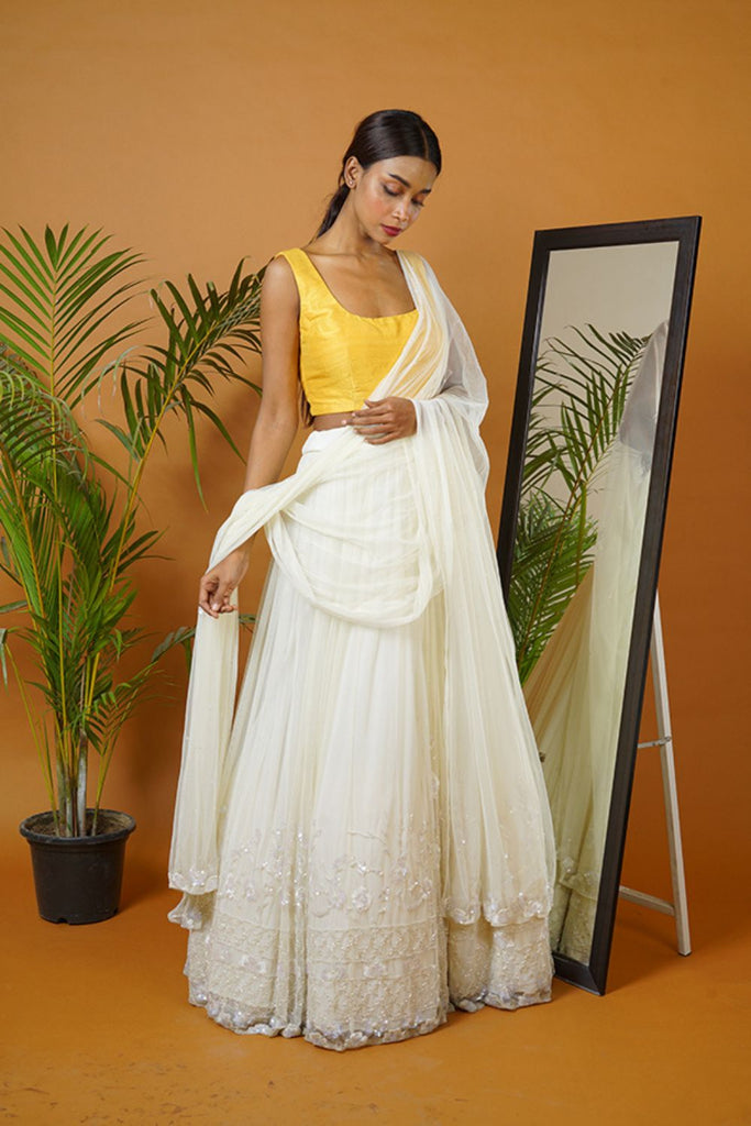 White bridal lehnga ideas | mirchiplus