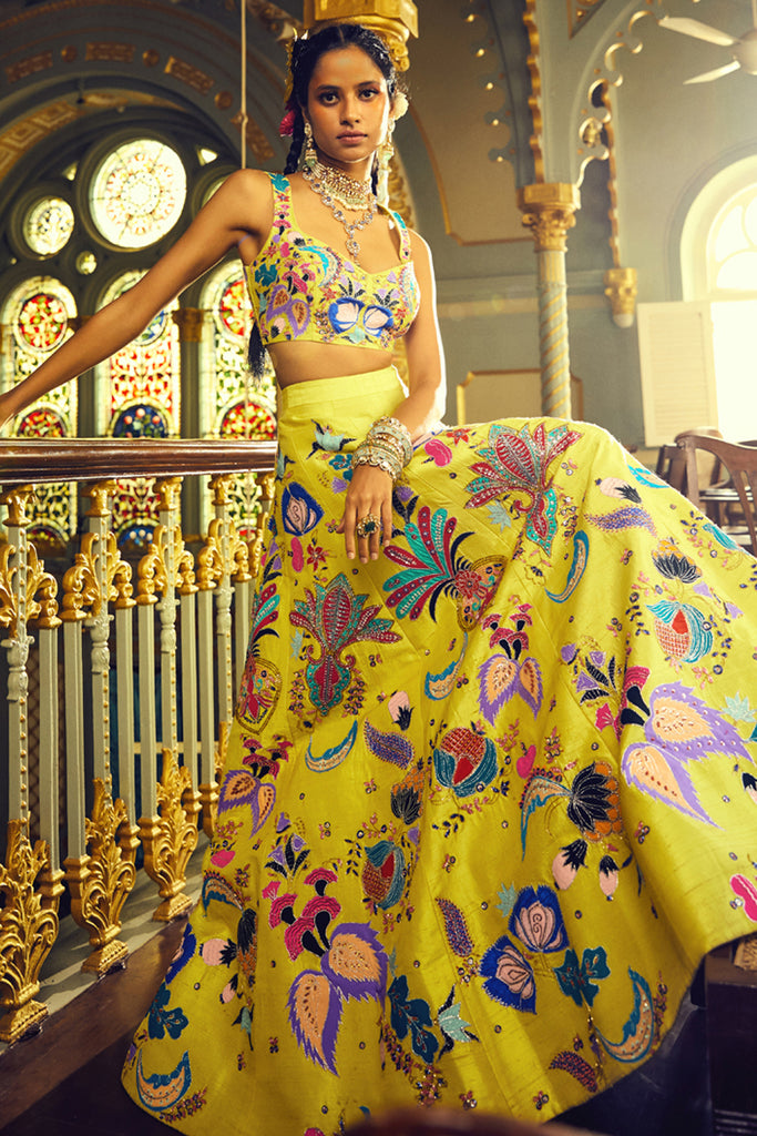 Limeline lehenga on sale