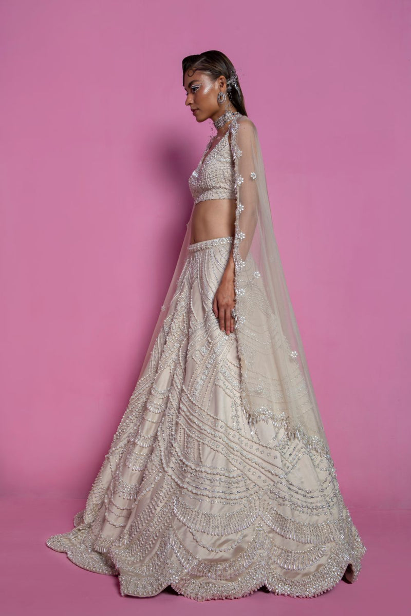 Queen of Pearls Lehenga Set