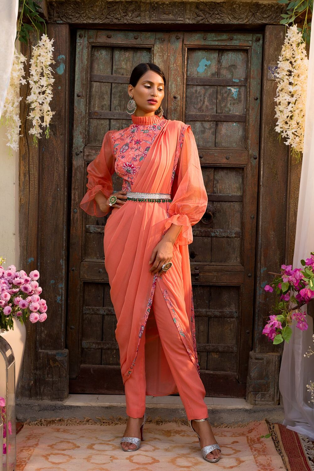 Aza | A pant-style saree is an absolute must-have this festive season to  make that head-turning appearance 😍 Have a look at this pretty stri... |  Instagram