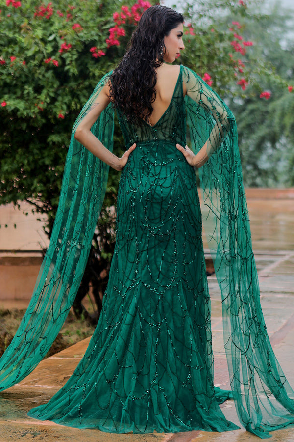 Emerald Green Gown