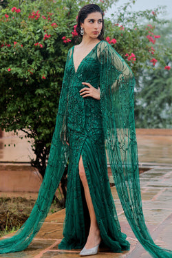 Emerald Green Gown