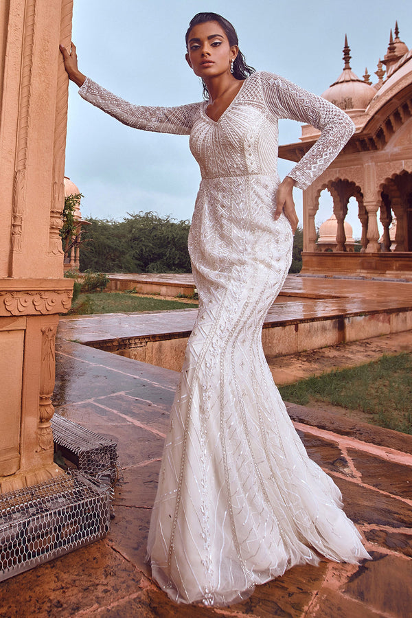 Ivory Mermaid Gown