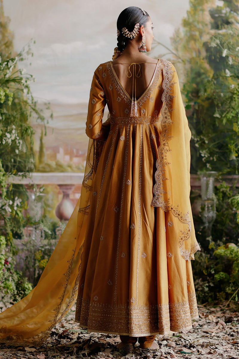 Tuscany Mustard Anarkali Set