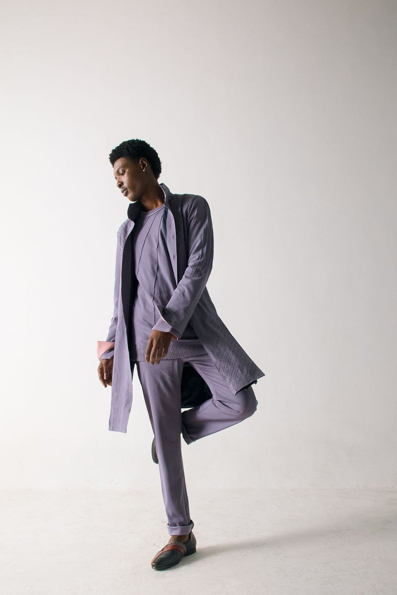 English Purpul Overcoat