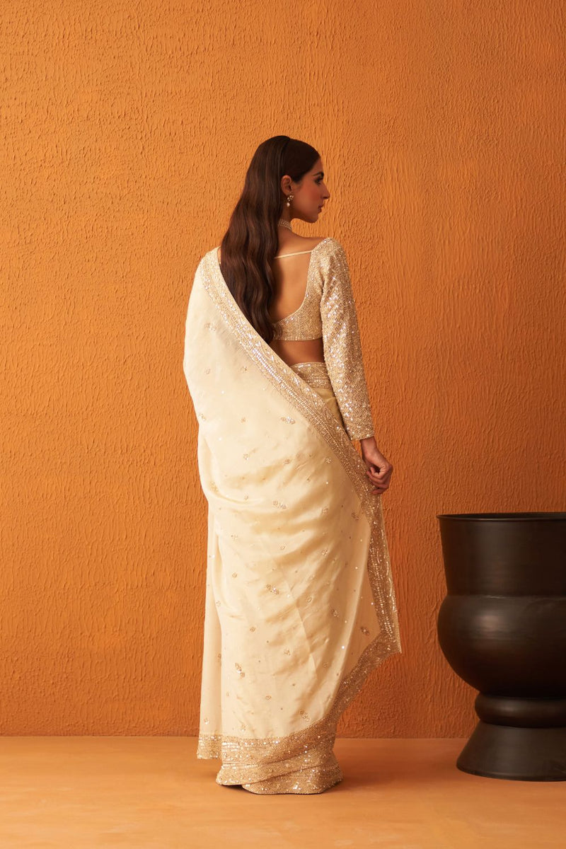 Gold Tissue Saree