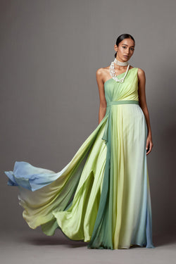 Dusk One Shoulder Gown