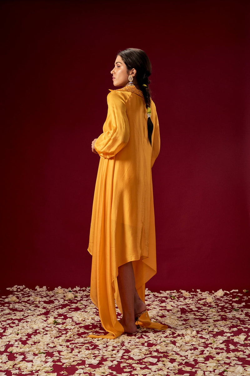 Yellow Oversized Kurta